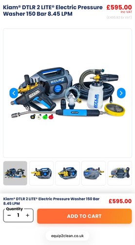 Dtlr electric pressure washer - pressure,